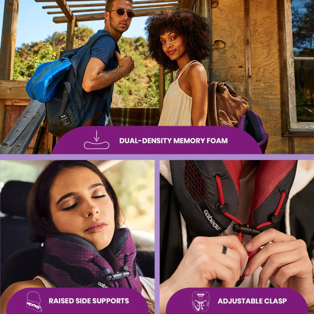 CABEAU Evolution Cool 2.0 Travel Pillow - Black - Tashqila CABEAU Evolution Cool 2.0 Travel Pillow - Black - Tashqila